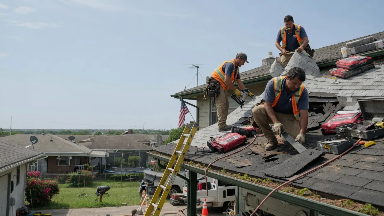 Roof Repair in Little River Academy, TX near me